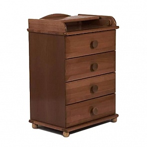 Комод узкий с пеленальным столиком Лель БИ 888, орех (Лель, LIEL-БИ 888_орех)